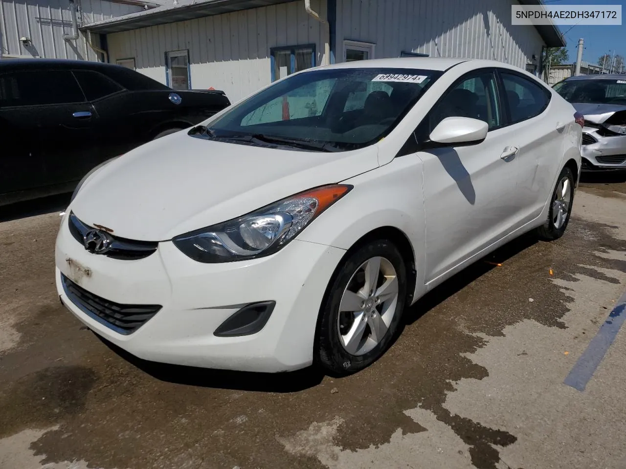 2013 Hyundai Elantra Gls VIN: 5NPDH4AE2DH347172 Lot: 69942974