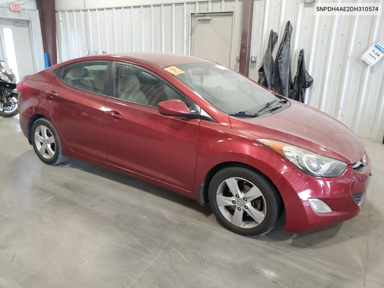 5NPDH4AE2DH310574 2013 Hyundai Elantra Gls