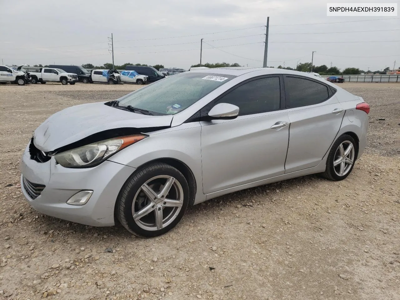 2013 Hyundai Elantra Gls VIN: 5NPDH4AEXDH391839 Lot: 69971214