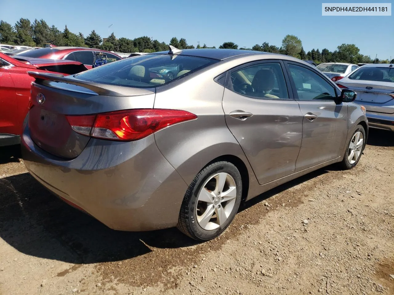 2013 Hyundai Elantra Gls VIN: 5NPDH4AE2DH441181 Lot: 70022724