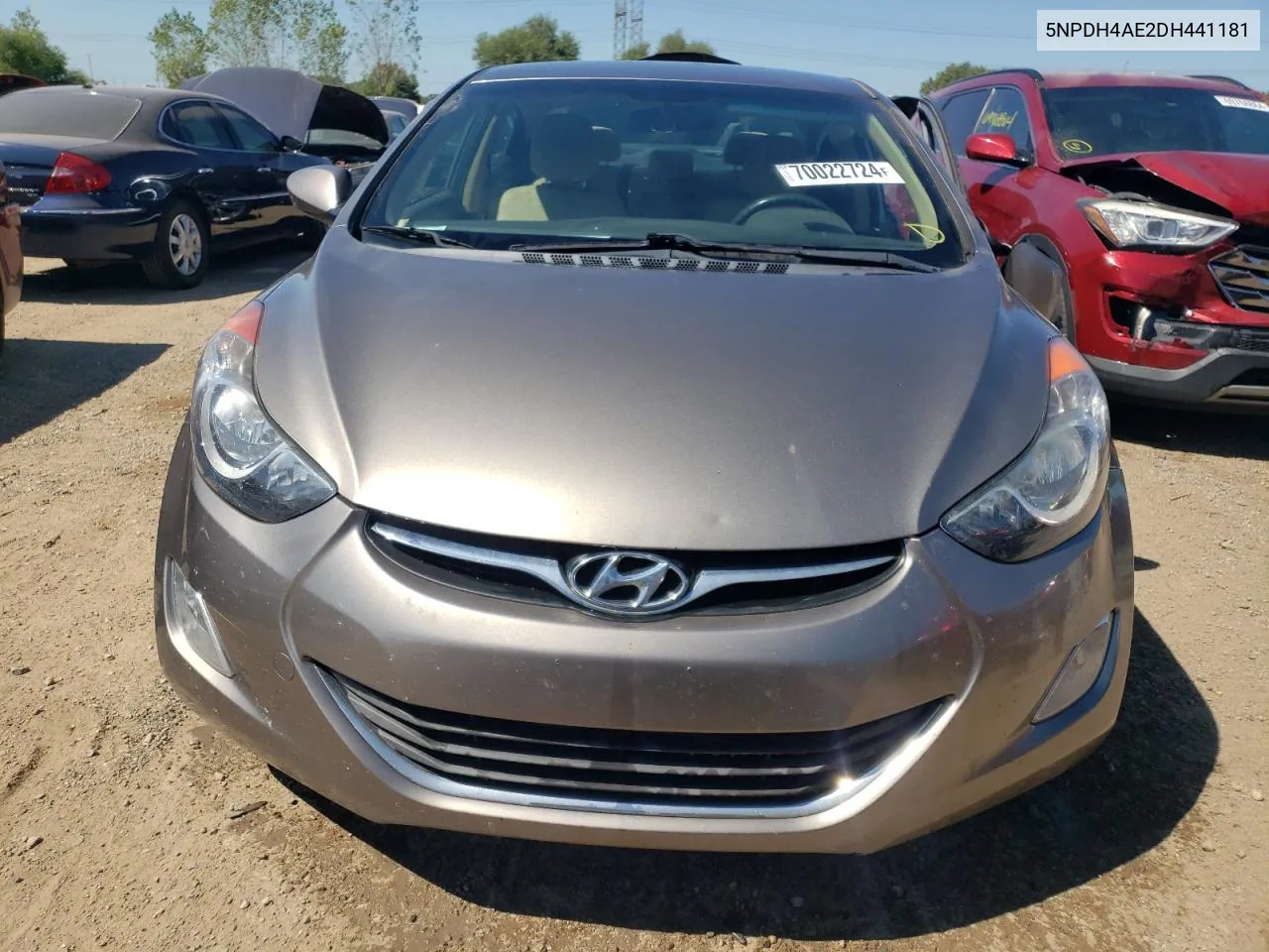 2013 Hyundai Elantra Gls VIN: 5NPDH4AE2DH441181 Lot: 70022724