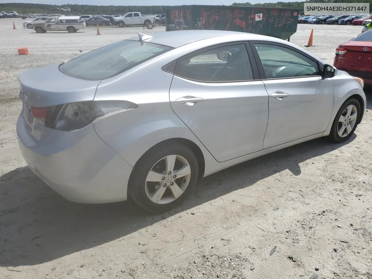 5NPDH4AE3DH371447 2013 Hyundai Elantra Gls