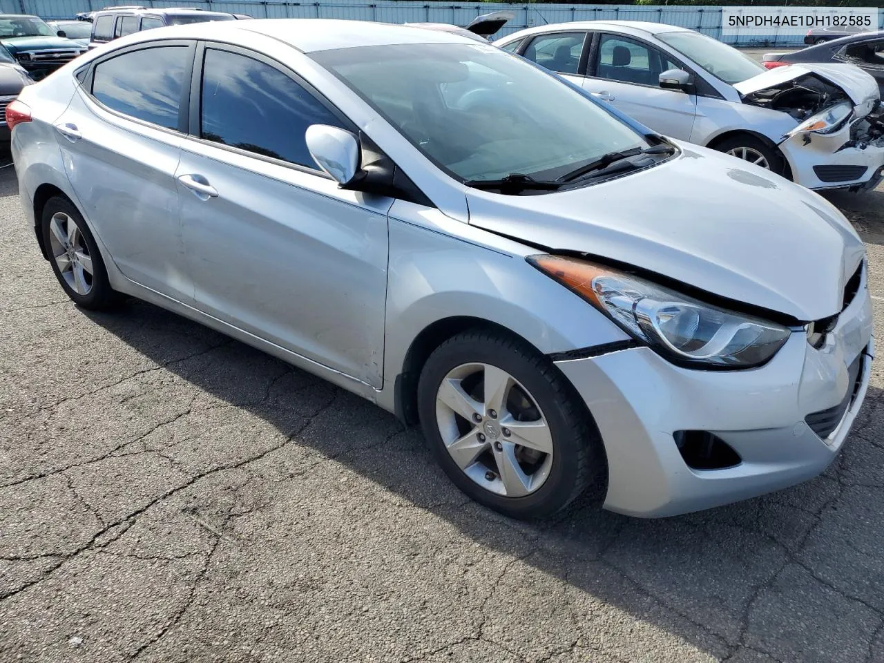 2013 Hyundai Elantra Gls VIN: 5NPDH4AE1DH182585 Lot: 70078494