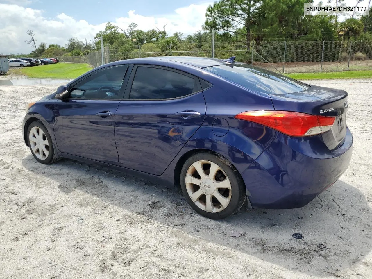 5NPDH4AE7DH321179 2013 Hyundai Elantra Gls