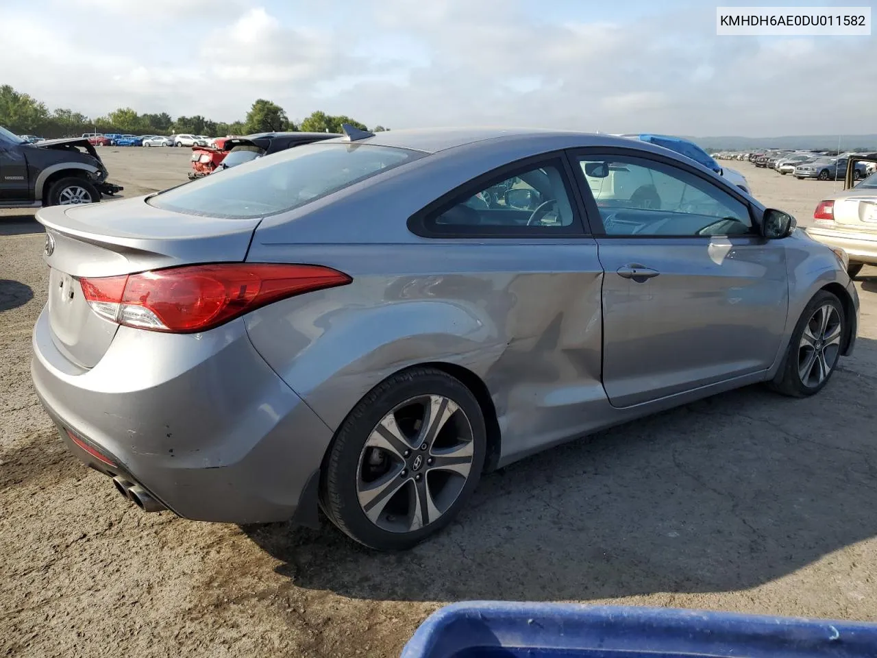 KMHDH6AE0DU011582 2013 Hyundai Elantra Coupe Gs