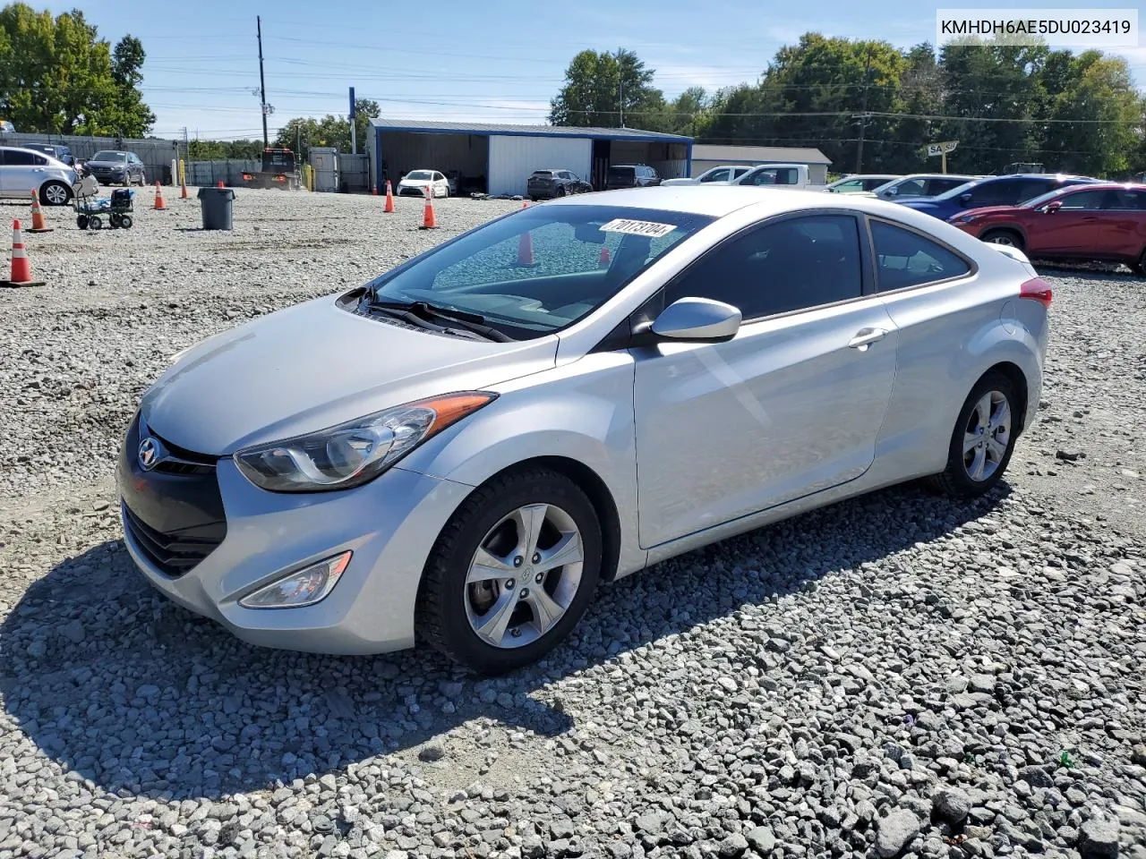 2013 Hyundai Elantra Coupe Gs VIN: KMHDH6AE5DU023419 Lot: 70173704