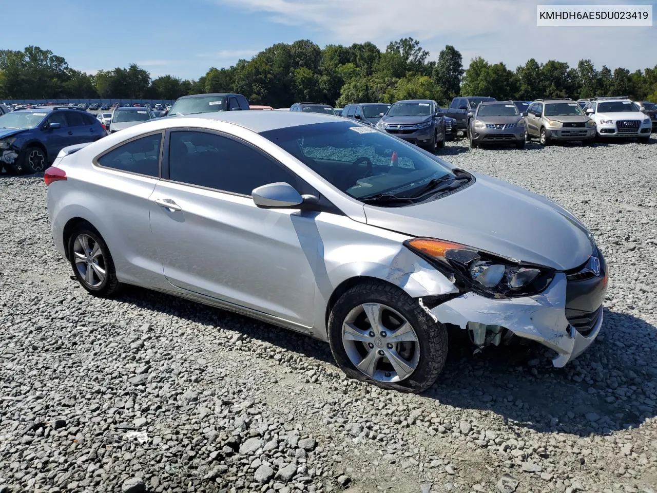 2013 Hyundai Elantra Coupe Gs VIN: KMHDH6AE5DU023419 Lot: 70173704