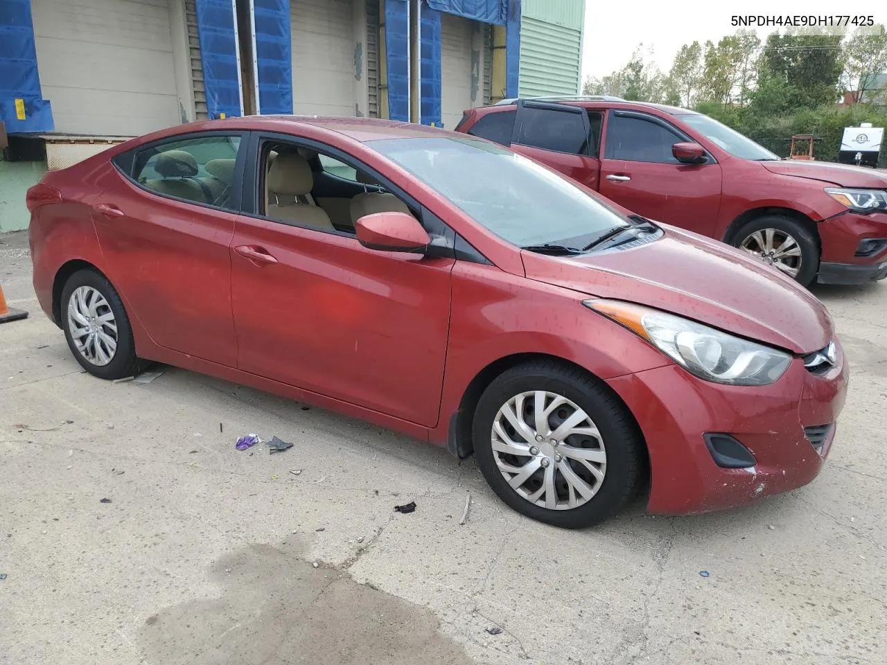 2013 Hyundai Elantra Gls VIN: 5NPDH4AE9DH177425 Lot: 70177004