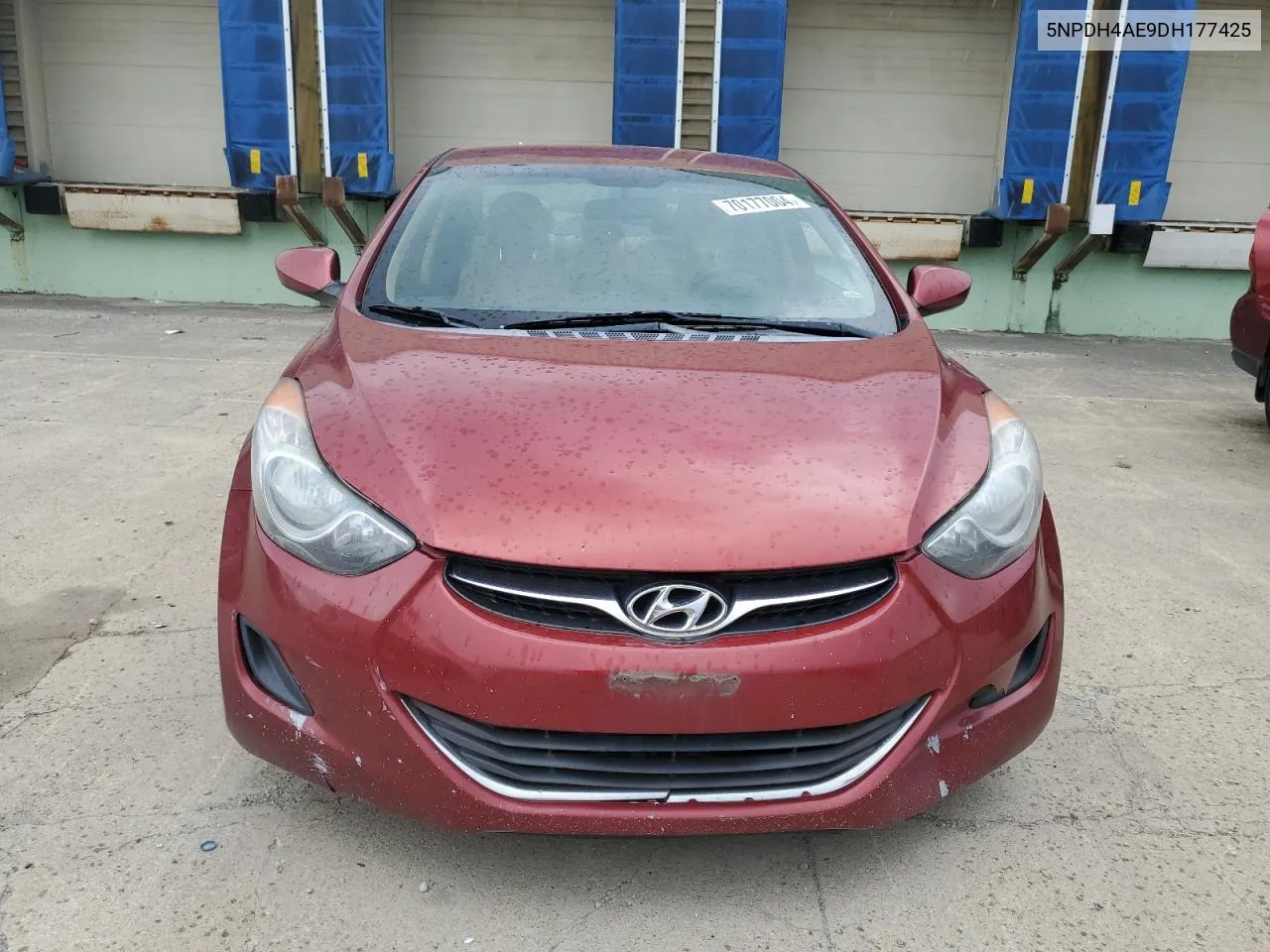 2013 Hyundai Elantra Gls VIN: 5NPDH4AE9DH177425 Lot: 70177004