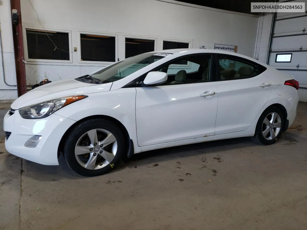 2013 Hyundai Elantra Gls VIN: 5NPDH4AE8DH284563 Lot: 70206164