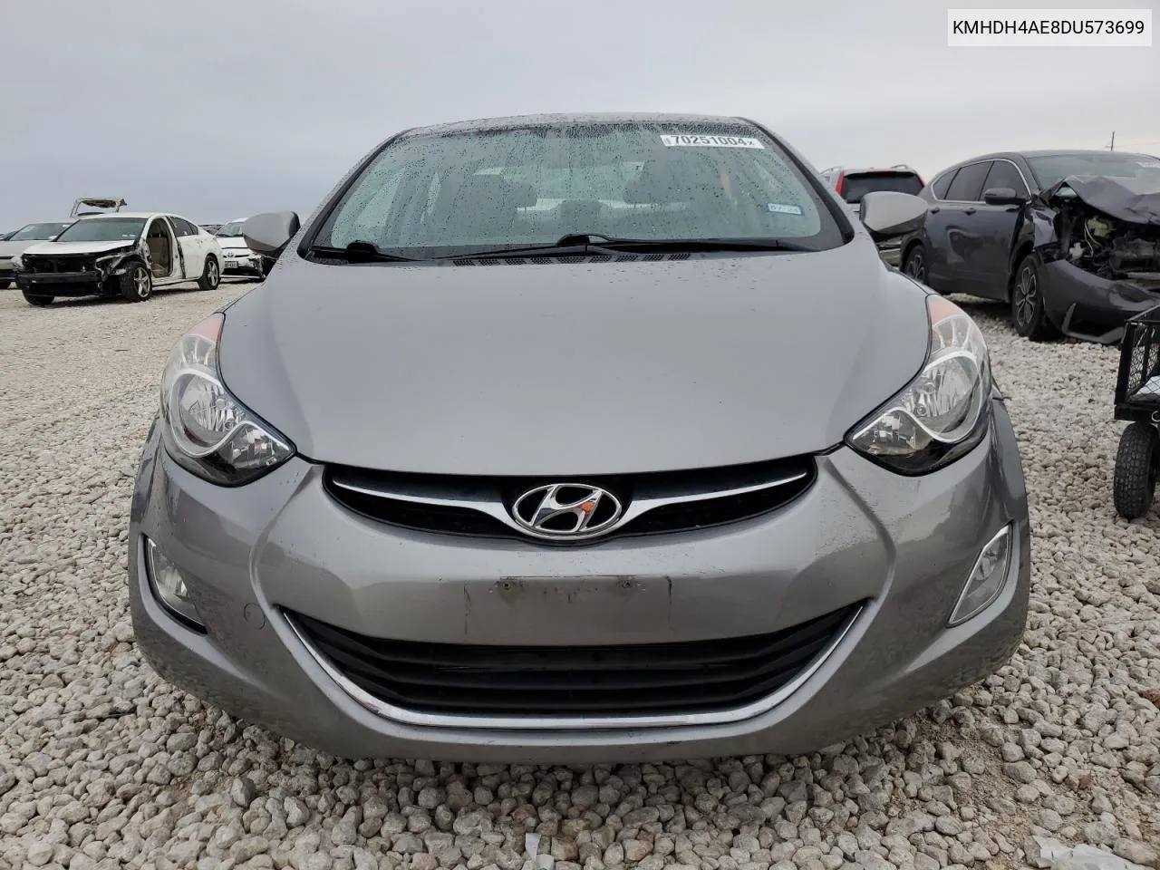 2013 Hyundai Elantra Gls VIN: KMHDH4AE8DU573699 Lot: 70251004