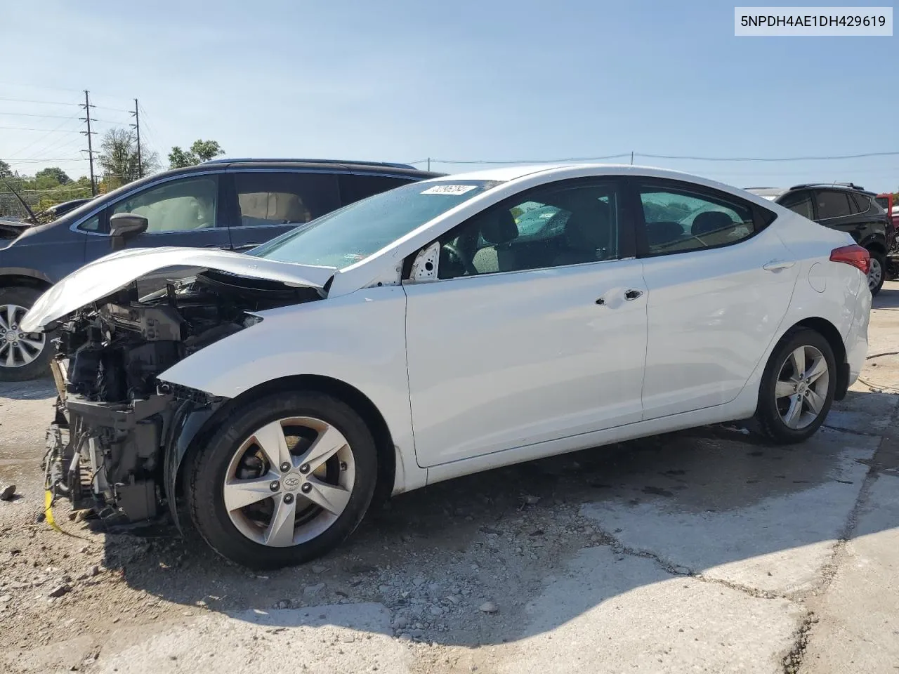 2013 Hyundai Elantra Gls VIN: 5NPDH4AE1DH429619 Lot: 70296284