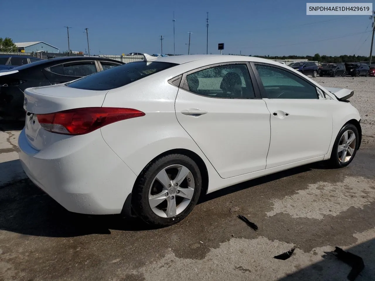 2013 Hyundai Elantra Gls VIN: 5NPDH4AE1DH429619 Lot: 70296284