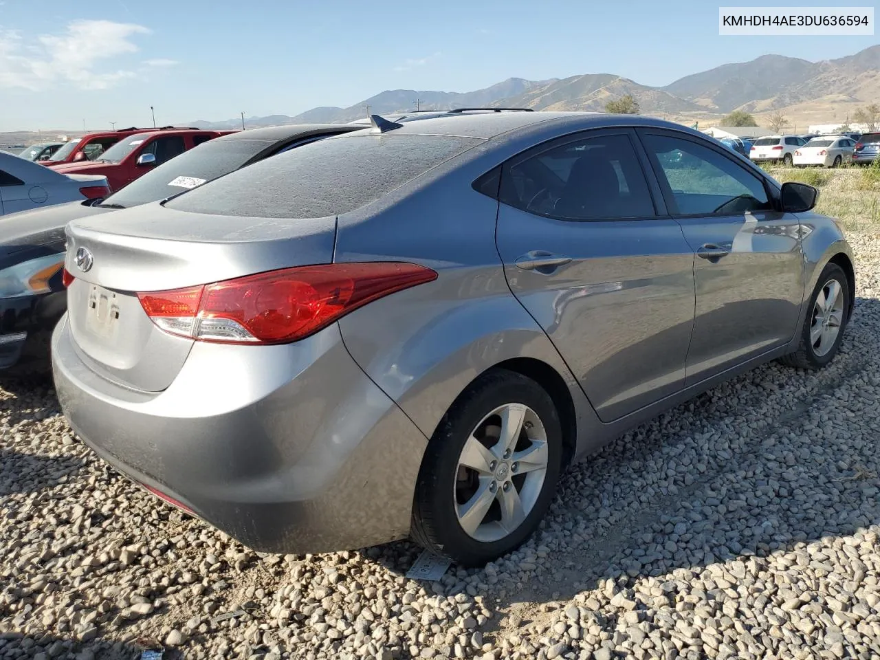 2013 Hyundai Elantra Gls VIN: KMHDH4AE3DU636594 Lot: 70373354