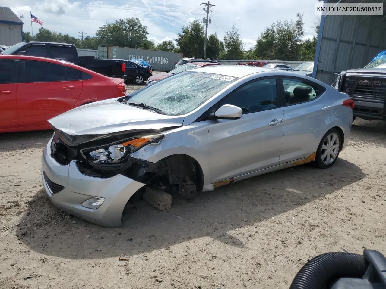 2013 Hyundai Elantra Gls VIN: KMHDH4AE2DU500537 Lot: 70381544