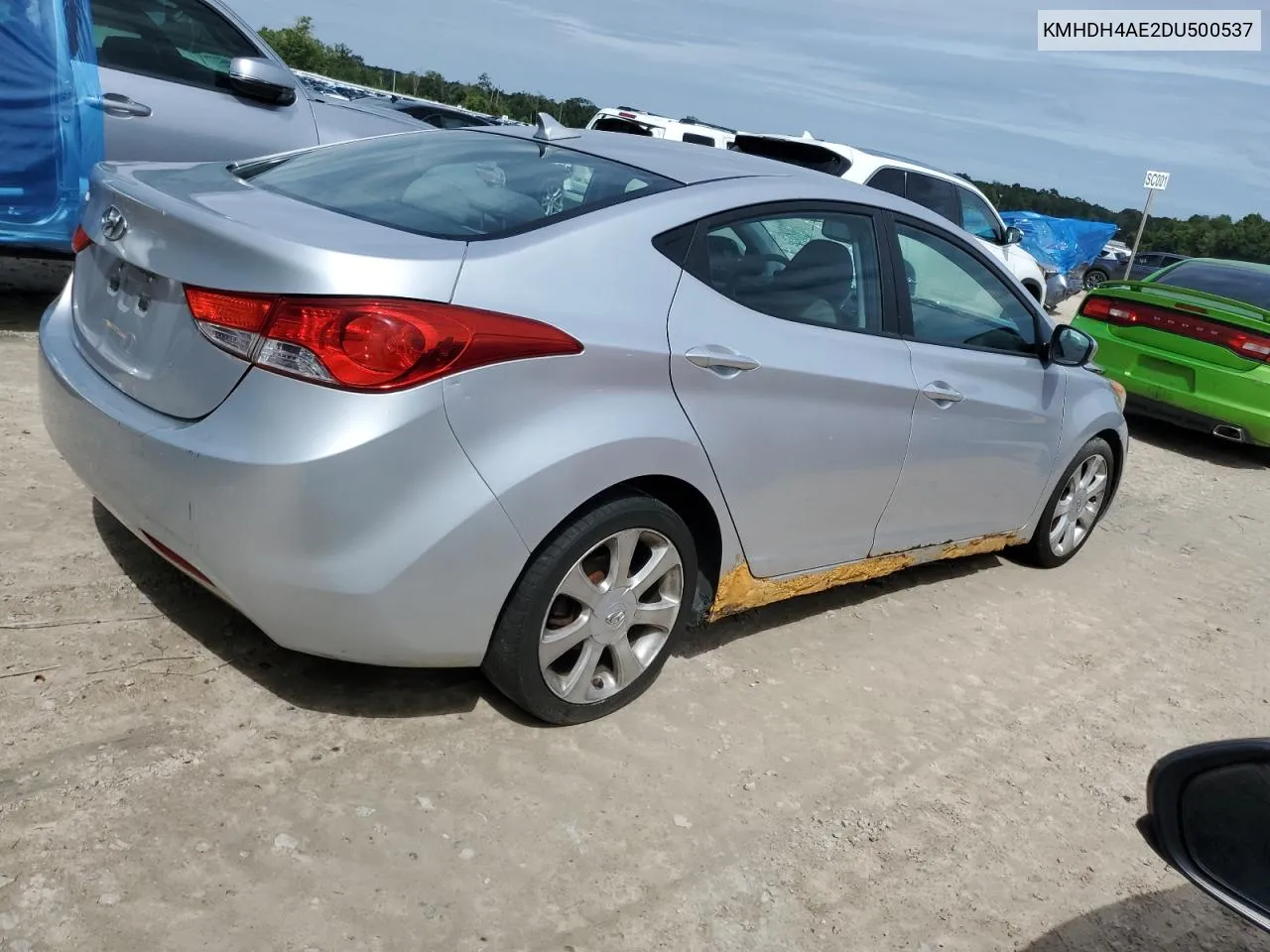 2013 Hyundai Elantra Gls VIN: KMHDH4AE2DU500537 Lot: 70381544