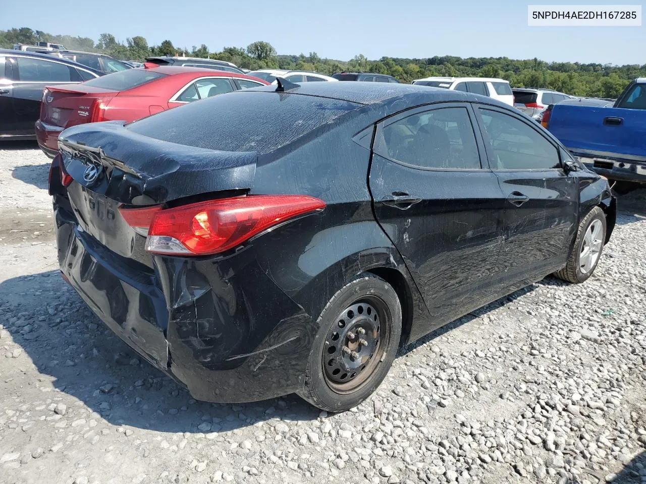 2013 Hyundai Elantra Gls VIN: 5NPDH4AE2DH167285 Lot: 70385894