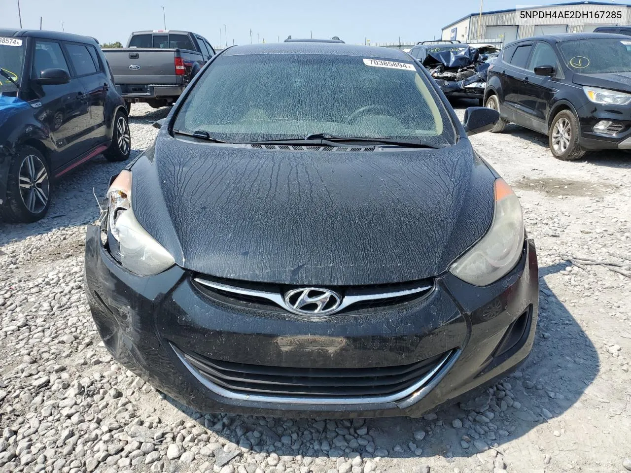 2013 Hyundai Elantra Gls VIN: 5NPDH4AE2DH167285 Lot: 70385894