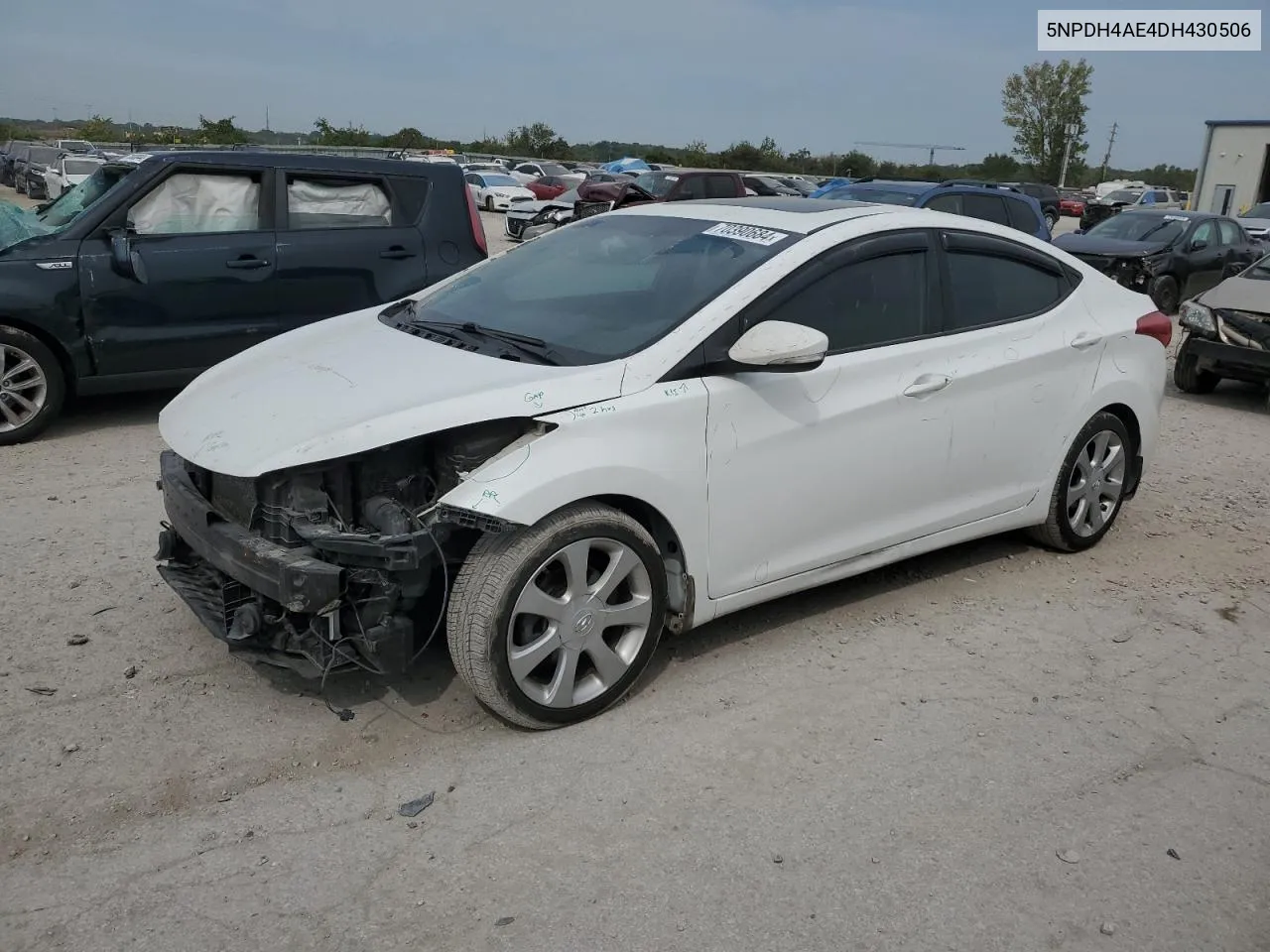 2013 Hyundai Elantra Gls VIN: 5NPDH4AE4DH430506 Lot: 70390684