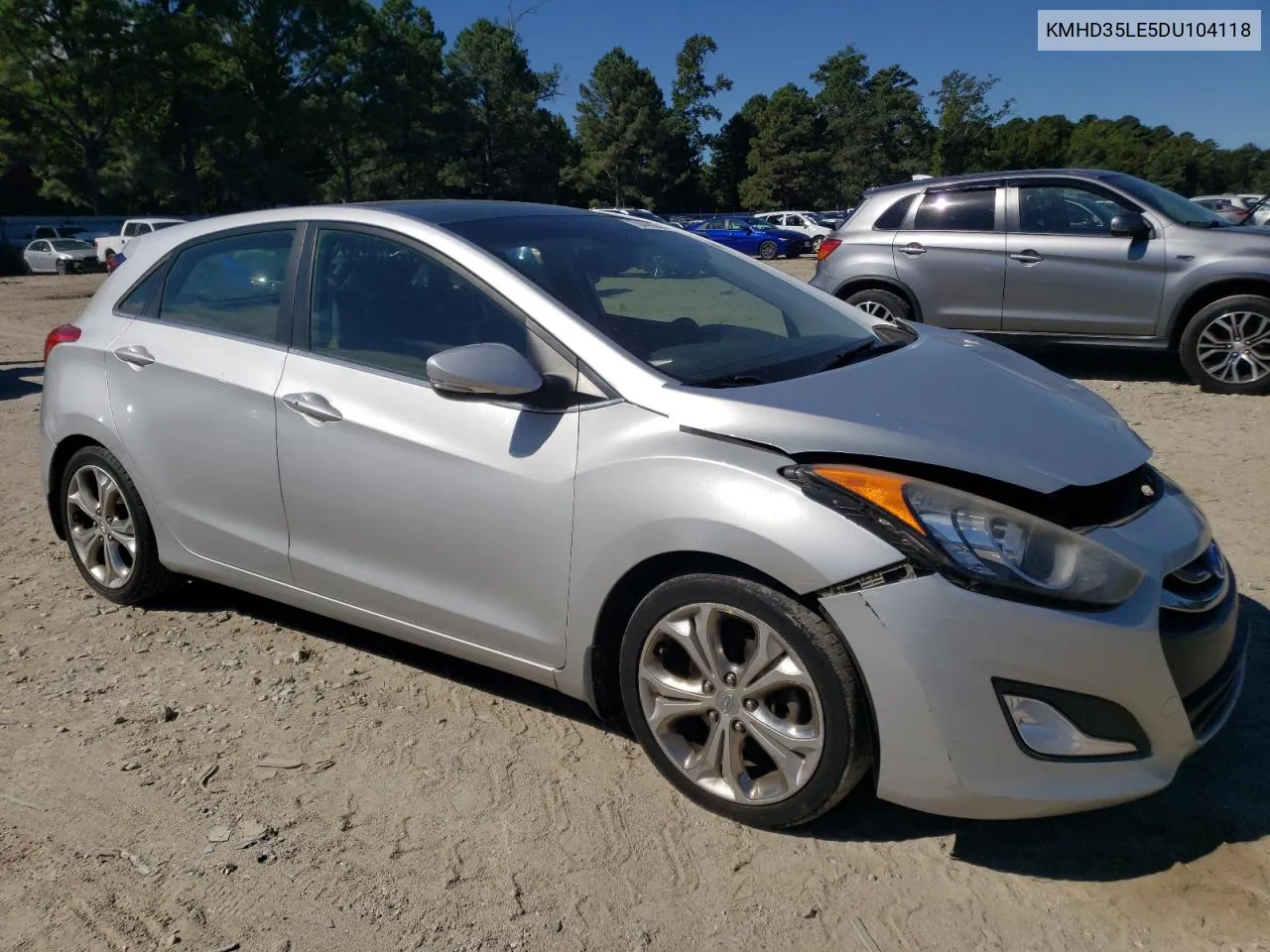 2013 Hyundai Elantra Gt VIN: KMHD35LE5DU104118 Lot: 70448344