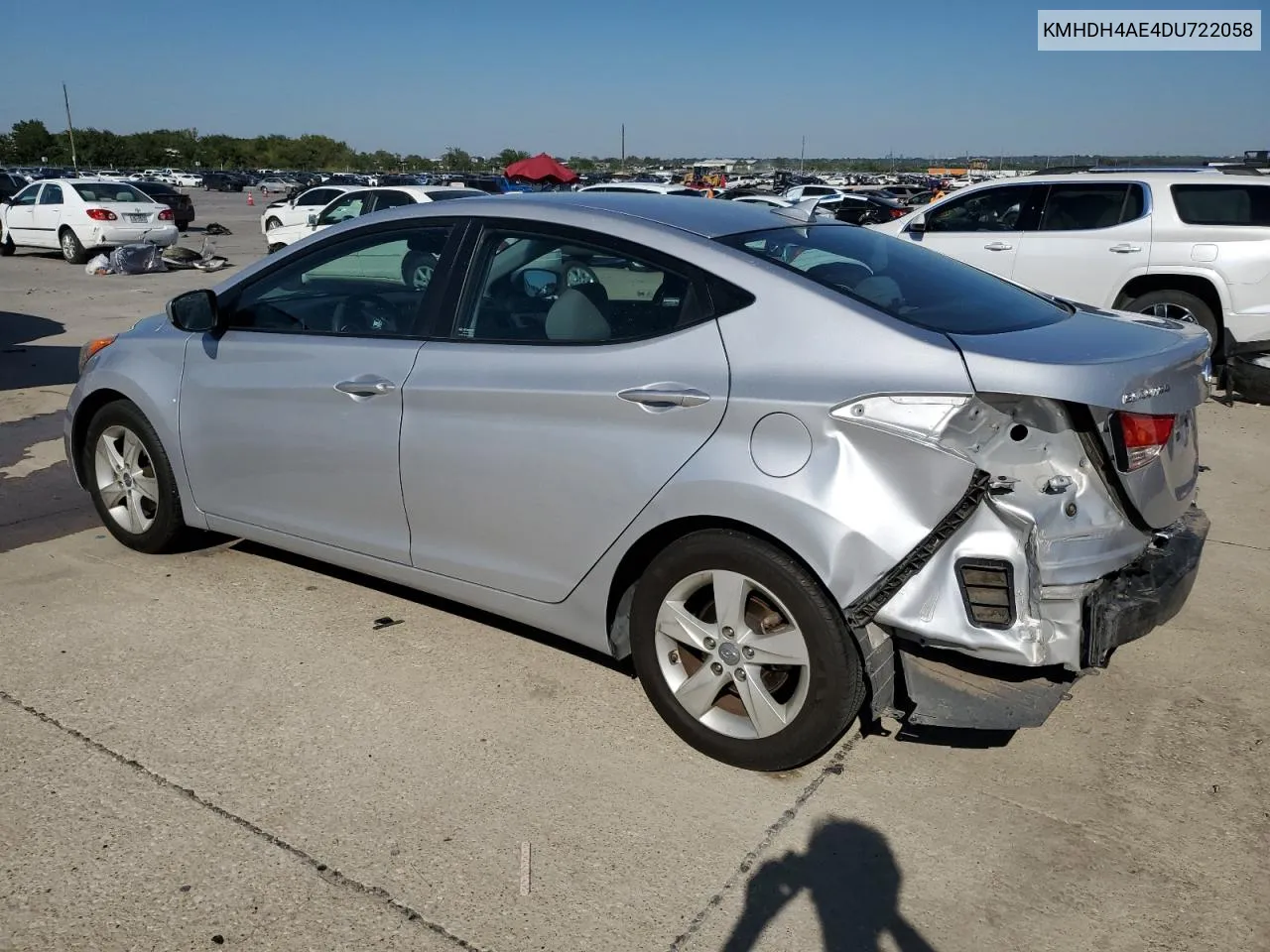 KMHDH4AE4DU722058 2013 Hyundai Elantra Gls