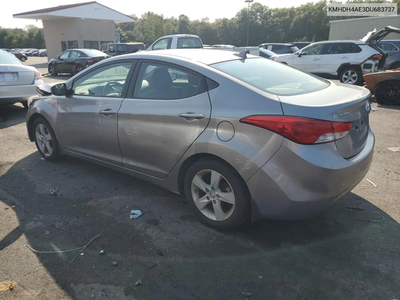 2013 Hyundai Elantra Gls VIN: KMHDH4AE3DU683737 Lot: 70463474