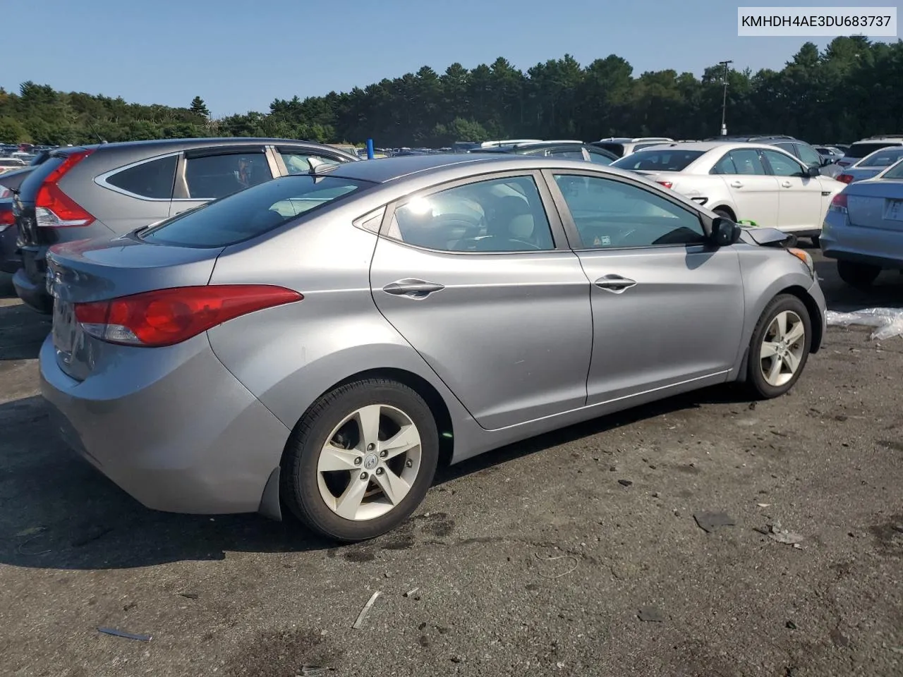 2013 Hyundai Elantra Gls VIN: KMHDH4AE3DU683737 Lot: 70463474