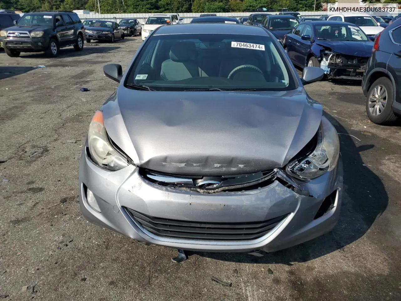 KMHDH4AE3DU683737 2013 Hyundai Elantra Gls