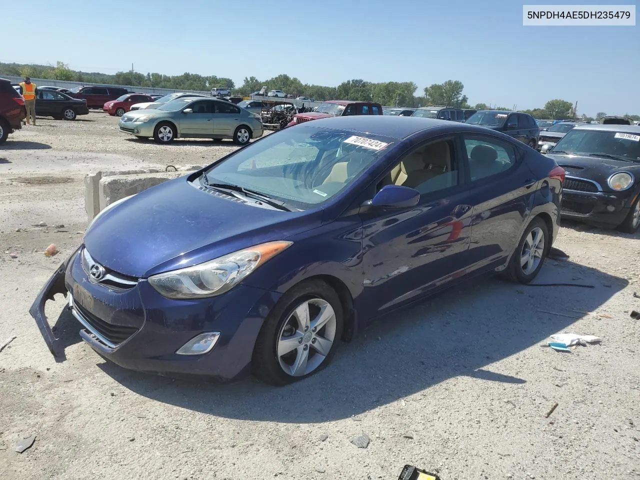 2013 Hyundai Elantra Gls VIN: 5NPDH4AE5DH235479 Lot: 70707424