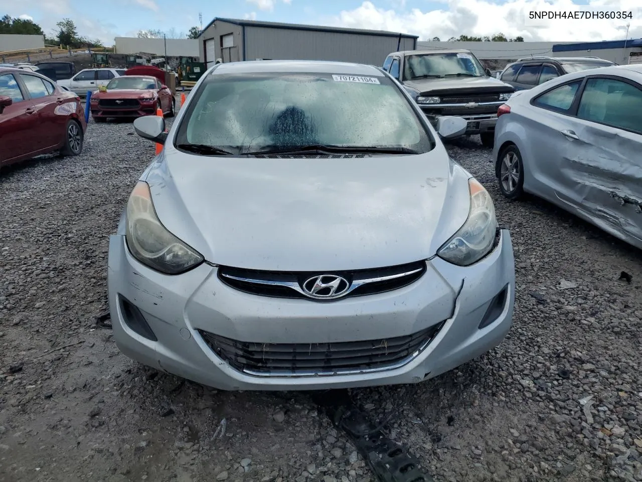 2013 Hyundai Elantra Gls VIN: 5NPDH4AE7DH360354 Lot: 70721104