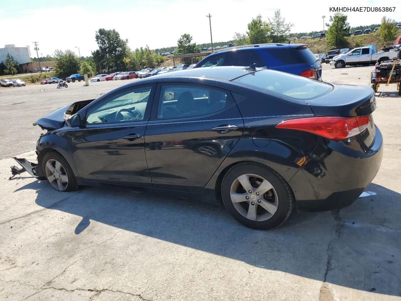 2013 Hyundai Elantra Gls VIN: KMHDH4AE7DU863867 Lot: 70727524