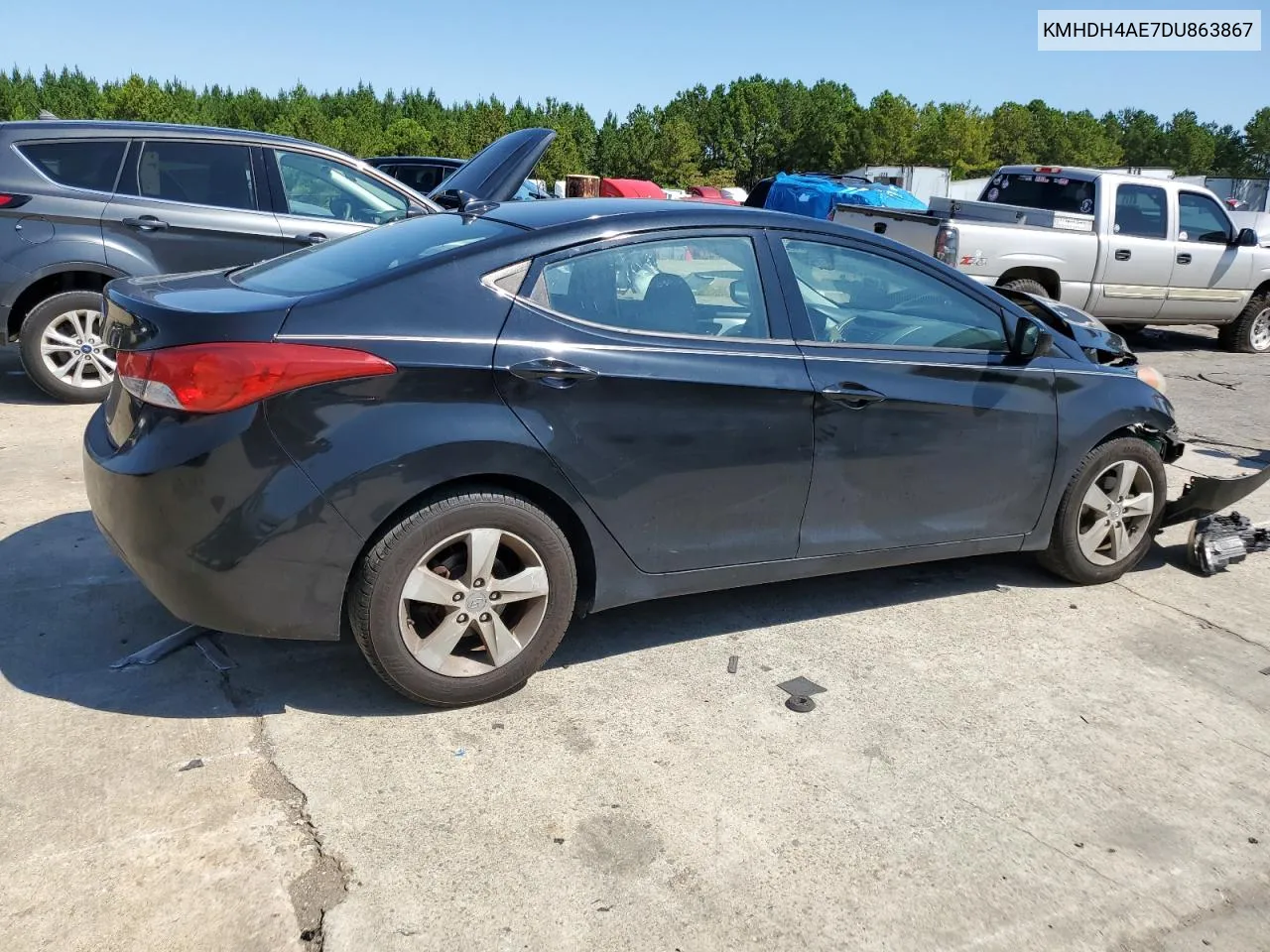 2013 Hyundai Elantra Gls VIN: KMHDH4AE7DU863867 Lot: 70727524