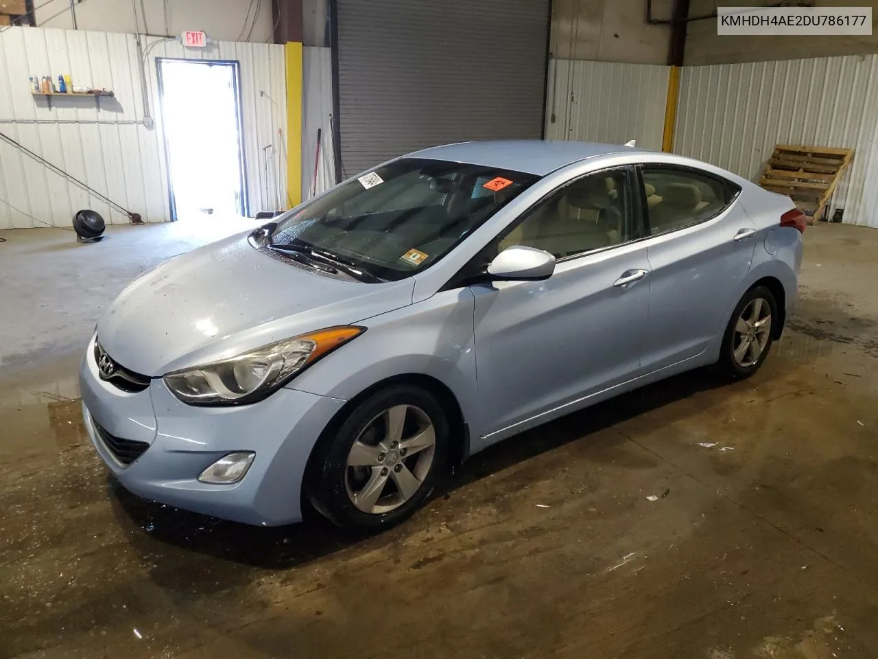 2013 Hyundai Elantra Gls VIN: KMHDH4AE2DU786177 Lot: 70758484