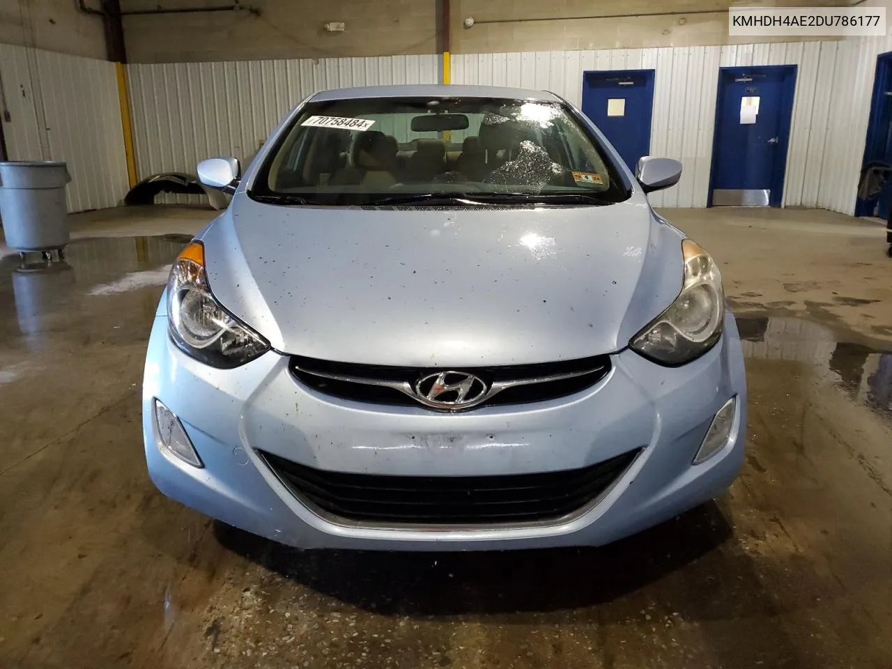 KMHDH4AE2DU786177 2013 Hyundai Elantra Gls