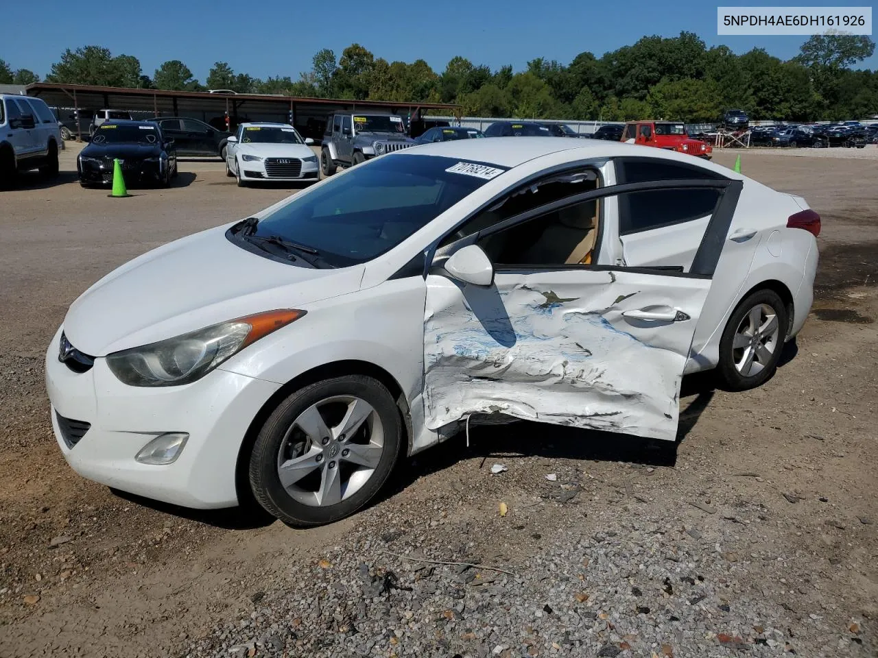 2013 Hyundai Elantra Gls VIN: 5NPDH4AE6DH161926 Lot: 70768214