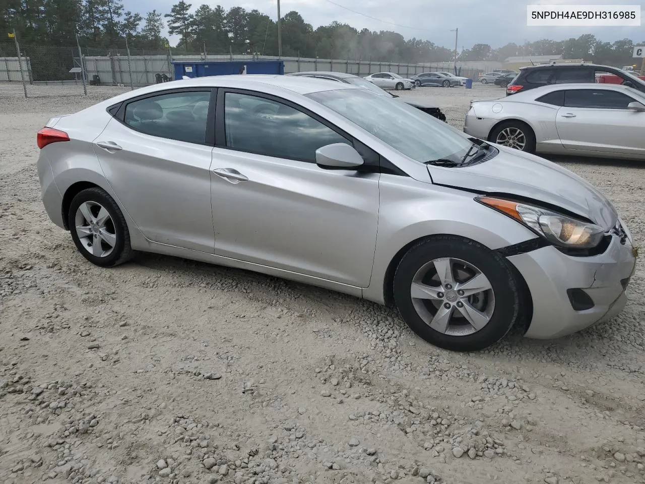 2013 Hyundai Elantra Gls VIN: 5NPDH4AE9DH316985 Lot: 70778944