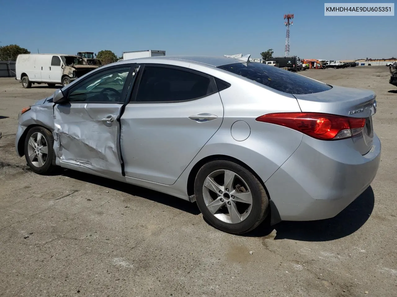 2013 Hyundai Elantra Gls VIN: KMHDH4AE9DU605351 Lot: 70880184