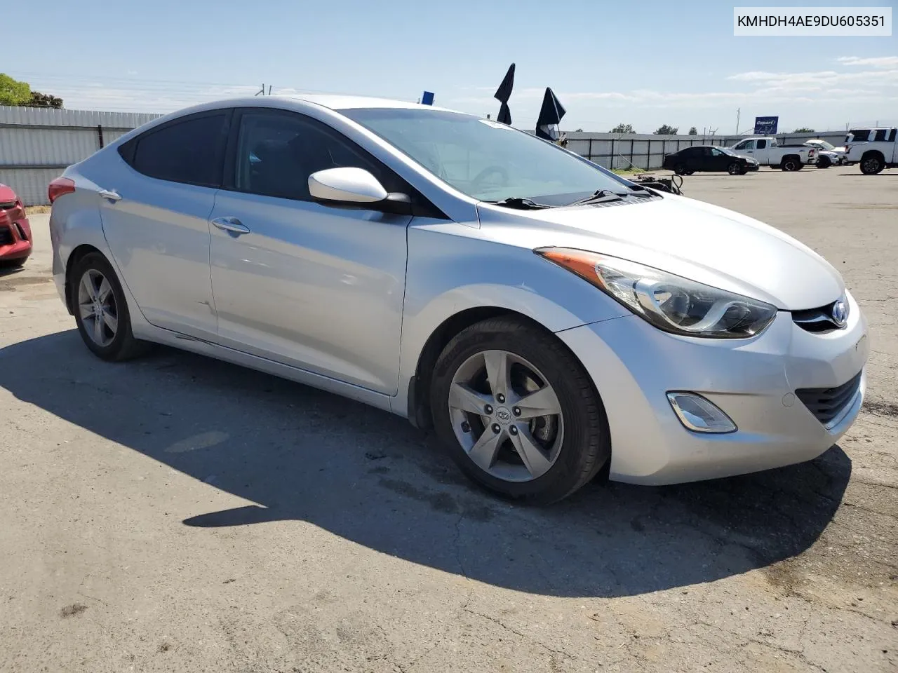 2013 Hyundai Elantra Gls VIN: KMHDH4AE9DU605351 Lot: 70880184