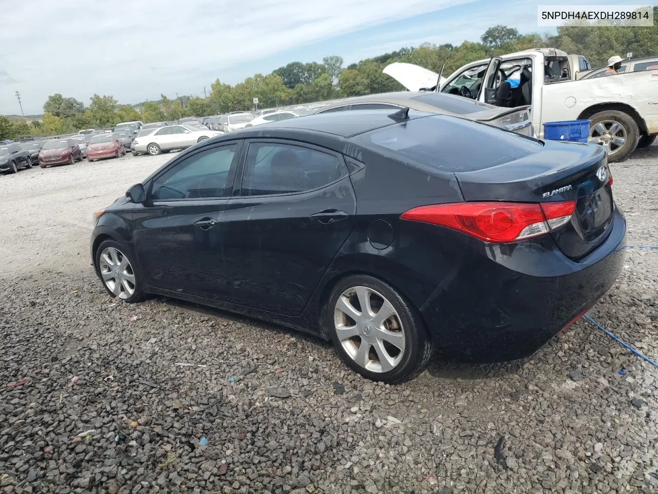 2013 Hyundai Elantra Gls VIN: 5NPDH4AEXDH289814 Lot: 70988614