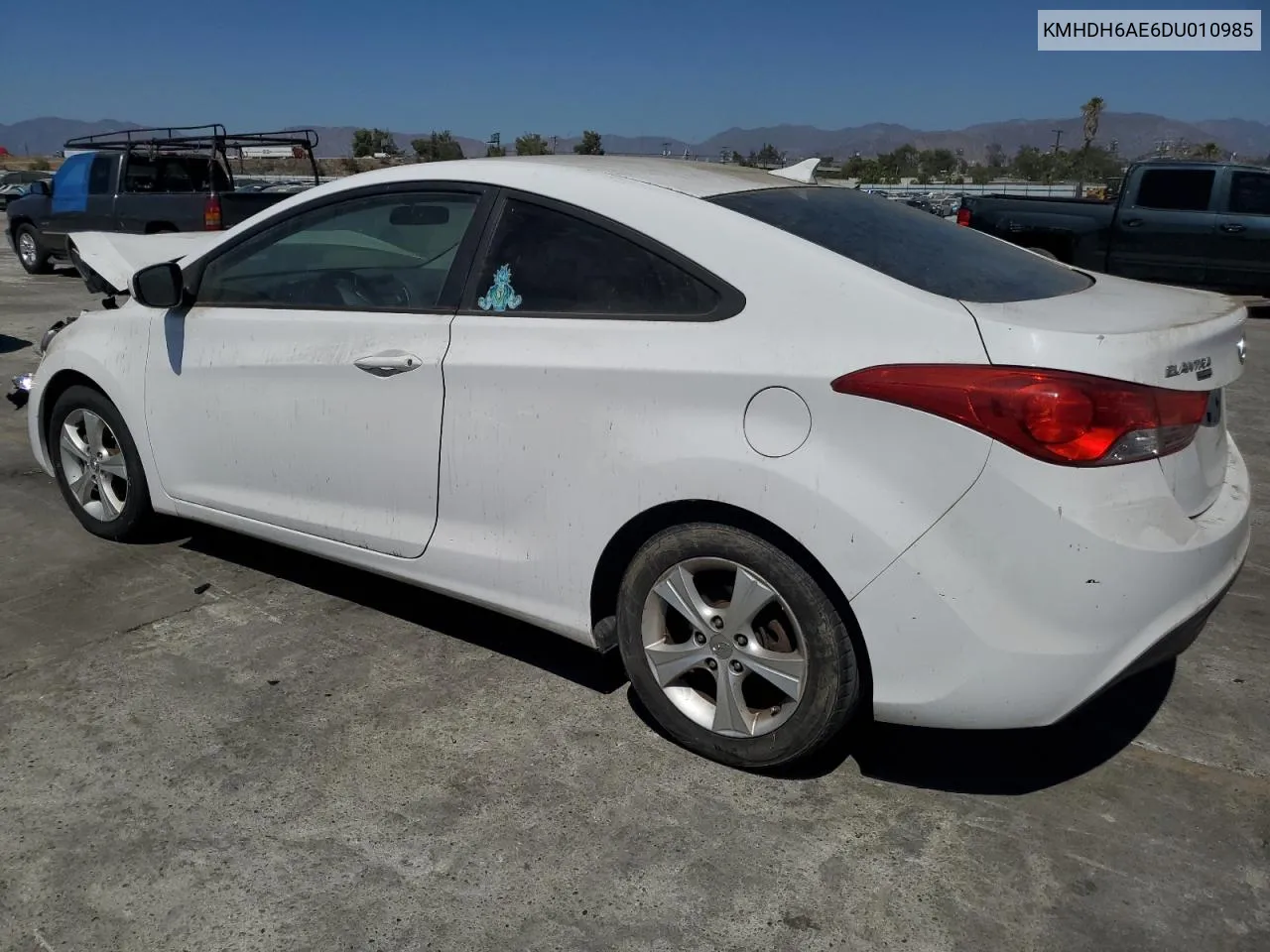 KMHDH6AE6DU010985 2013 Hyundai Elantra Coupe Gs