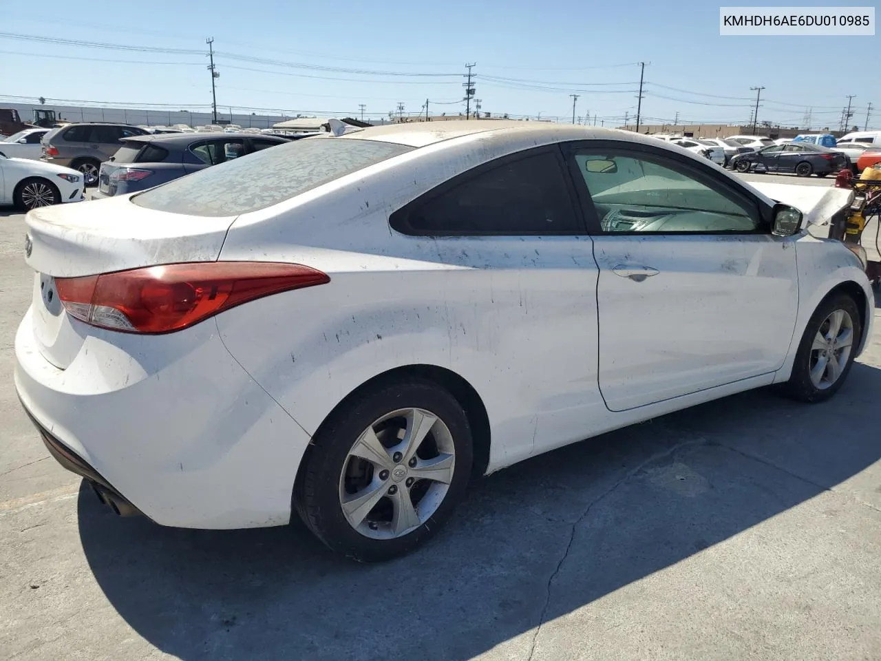 KMHDH6AE6DU010985 2013 Hyundai Elantra Coupe Gs