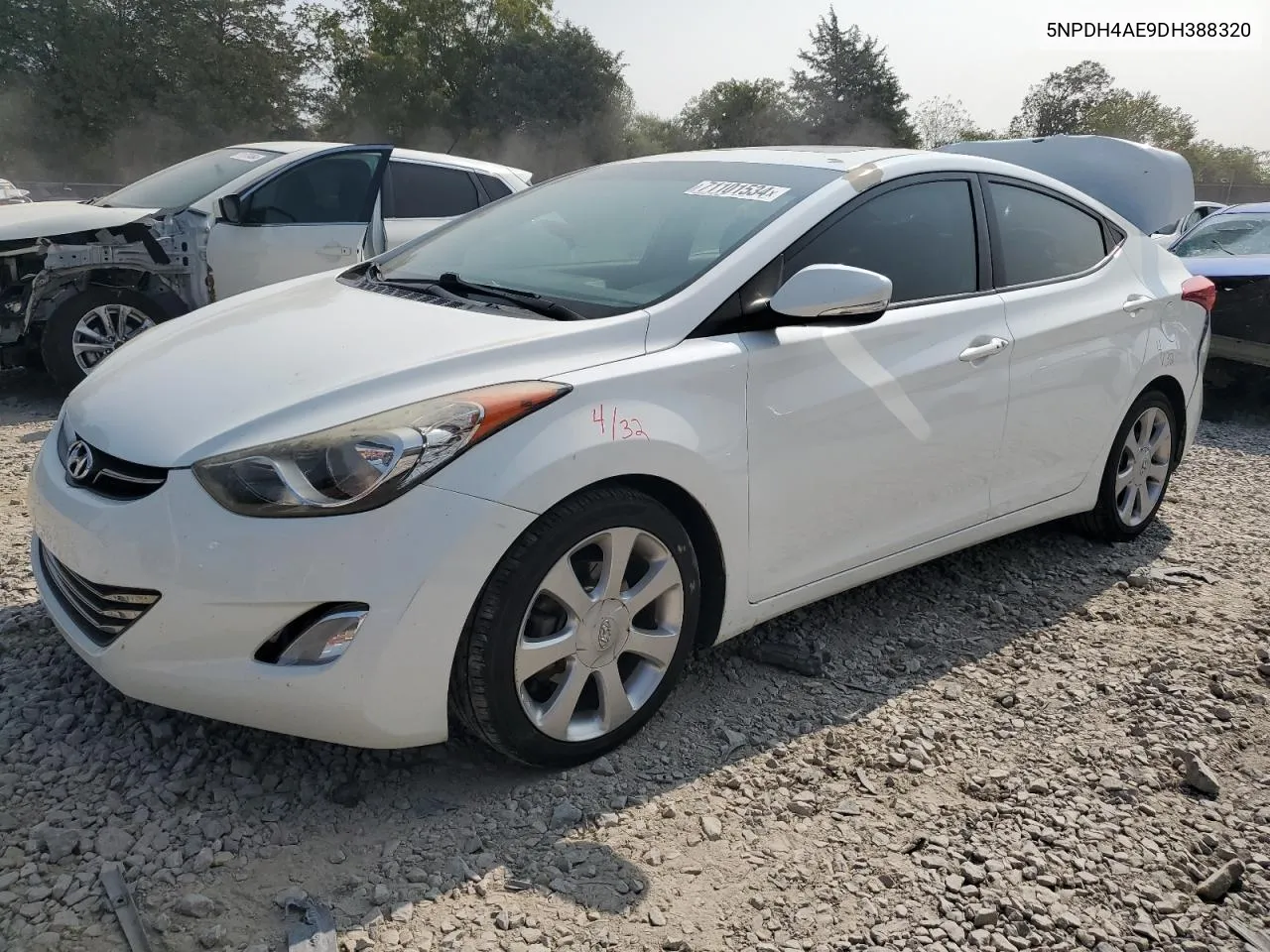 5NPDH4AE9DH388320 2013 Hyundai Elantra Gls