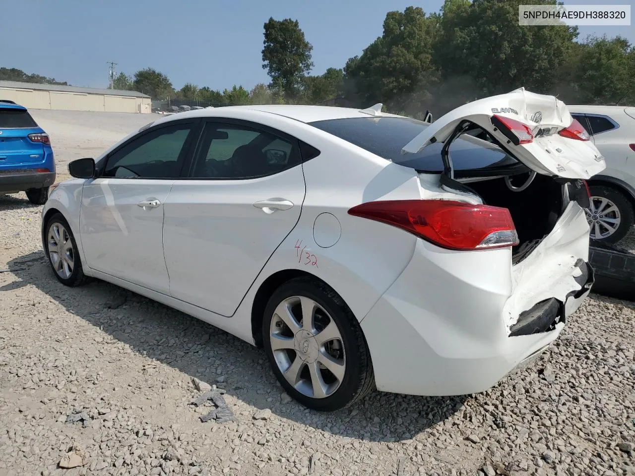 2013 Hyundai Elantra Gls VIN: 5NPDH4AE9DH388320 Lot: 71101534