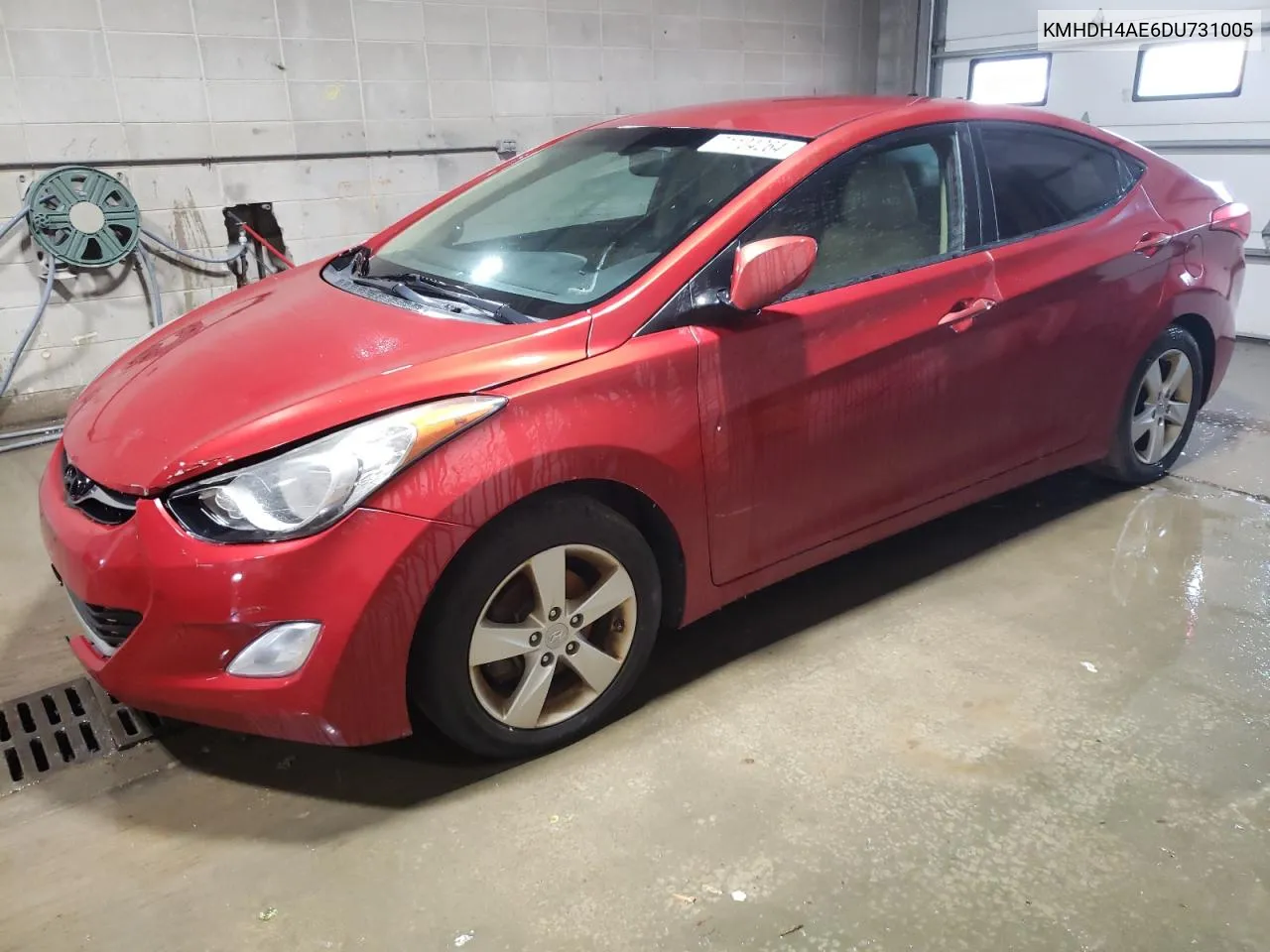 2013 Hyundai Elantra Gls VIN: KMHDH4AE6DU731005 Lot: 71104264