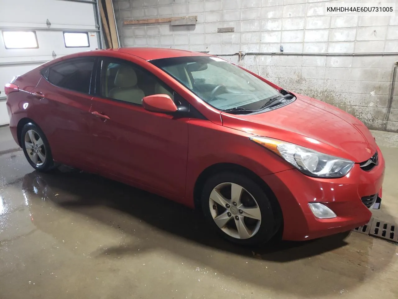 KMHDH4AE6DU731005 2013 Hyundai Elantra Gls