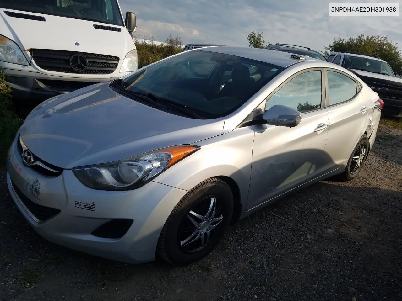 2013 Hyundai Elantra Gls VIN: 5NPDH4AE2DH301938 Lot: 71170734