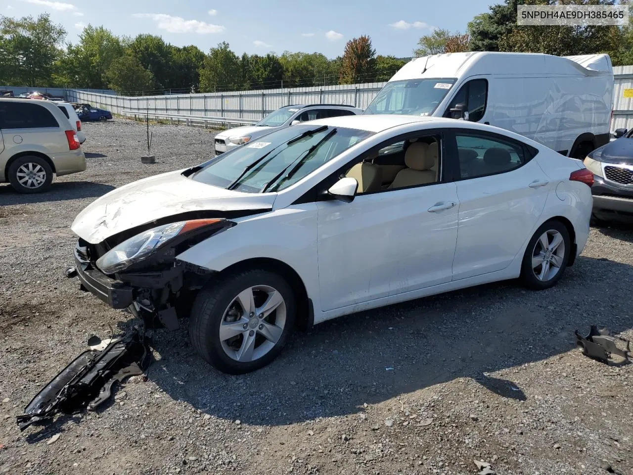 2013 Hyundai Elantra Gls VIN: 5NPDH4AE9DH385465 Lot: 71218564