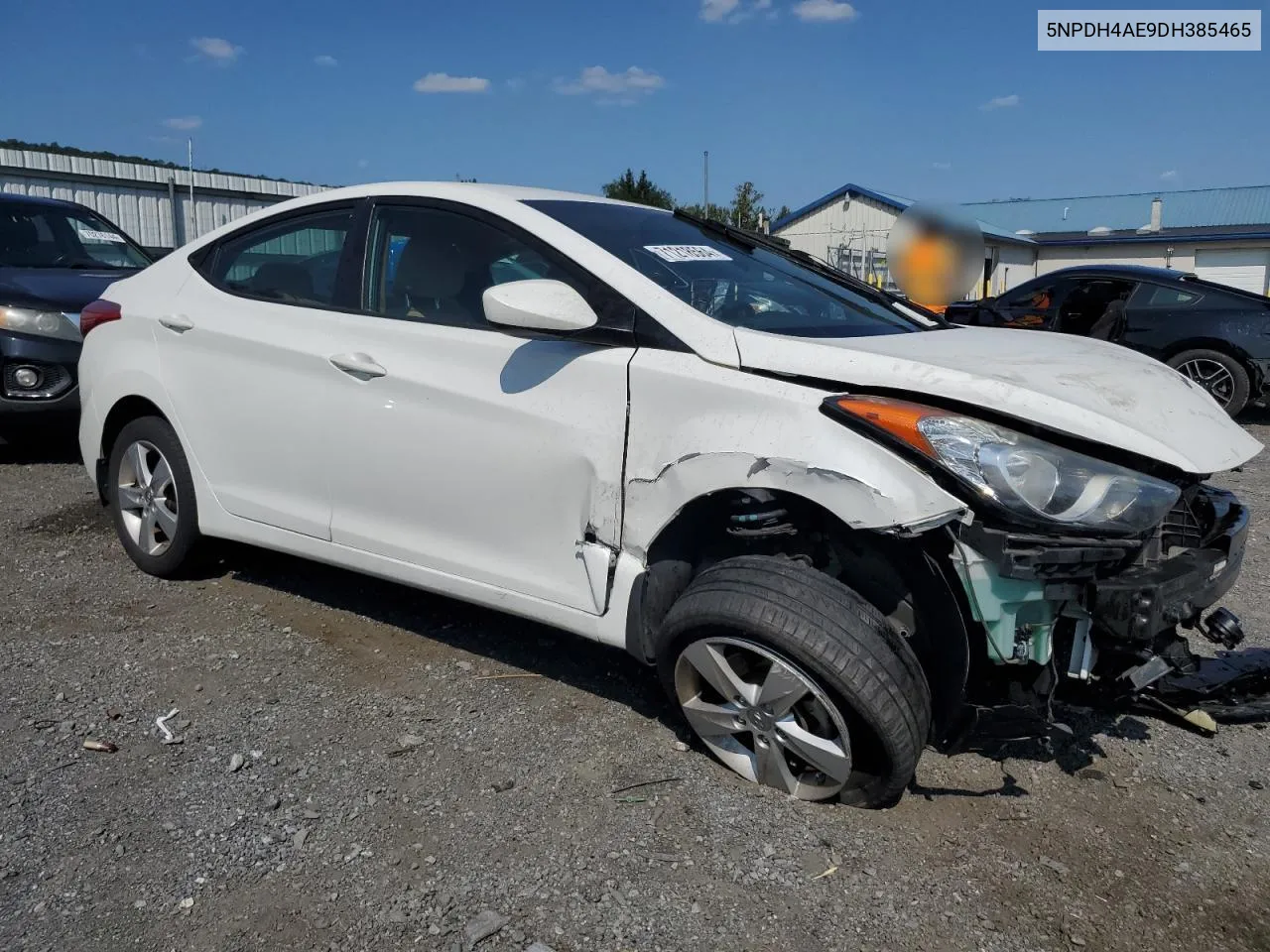 2013 Hyundai Elantra Gls VIN: 5NPDH4AE9DH385465 Lot: 71218564