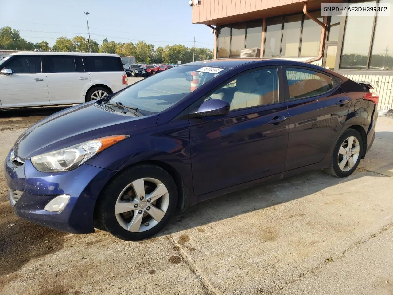 2013 Hyundai Elantra Gls VIN: 5NPDH4AE3DH399362 Lot: 71244494