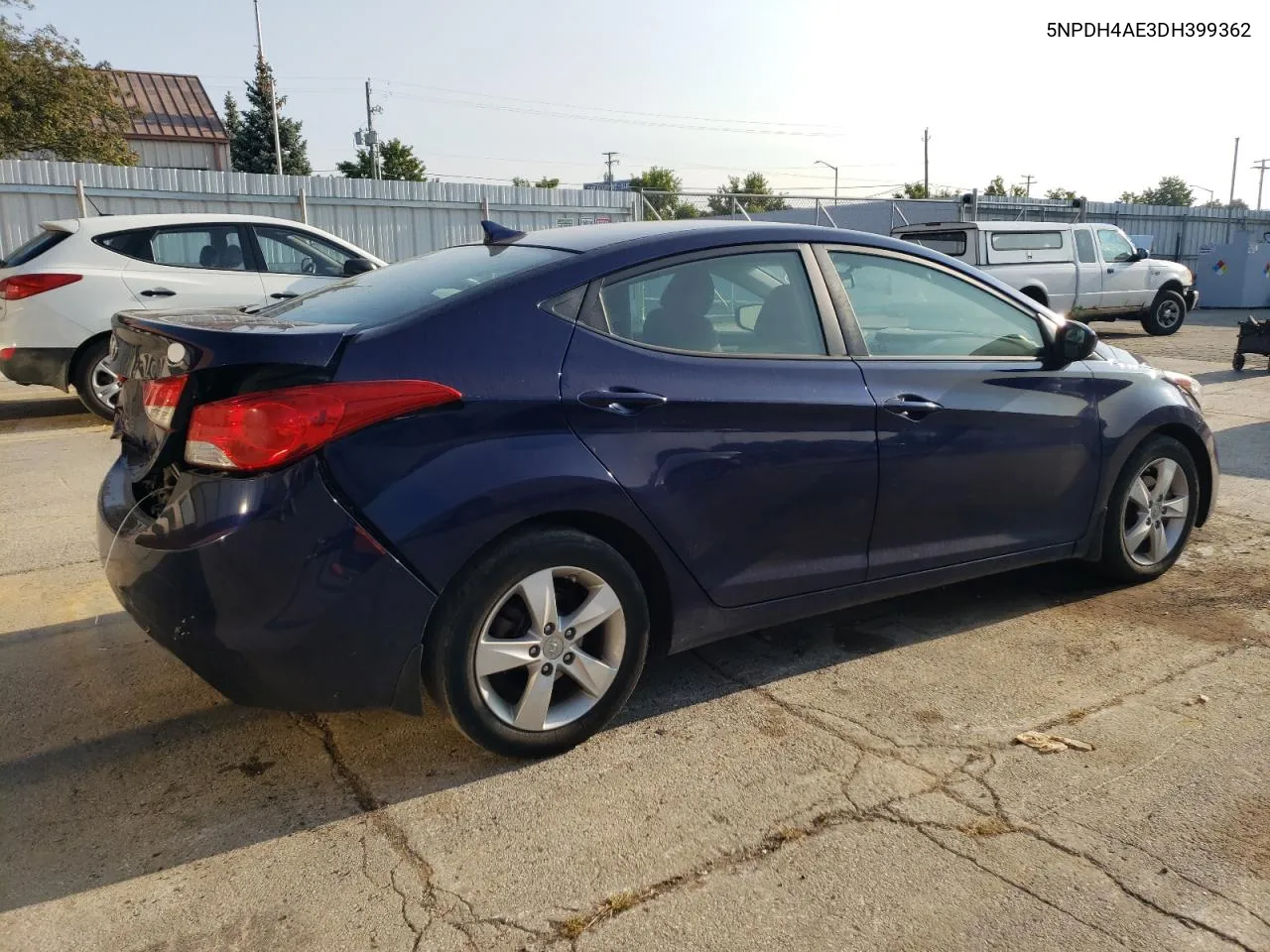 2013 Hyundai Elantra Gls VIN: 5NPDH4AE3DH399362 Lot: 71244494